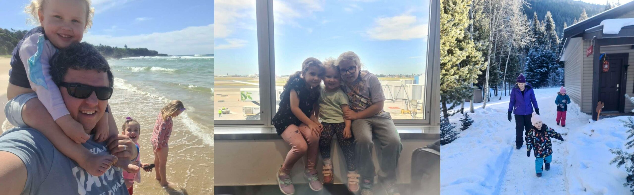 Dr David Moniz and family...from the Australian surf to Canadian snow, with just a short 15 hour plane ride in between!